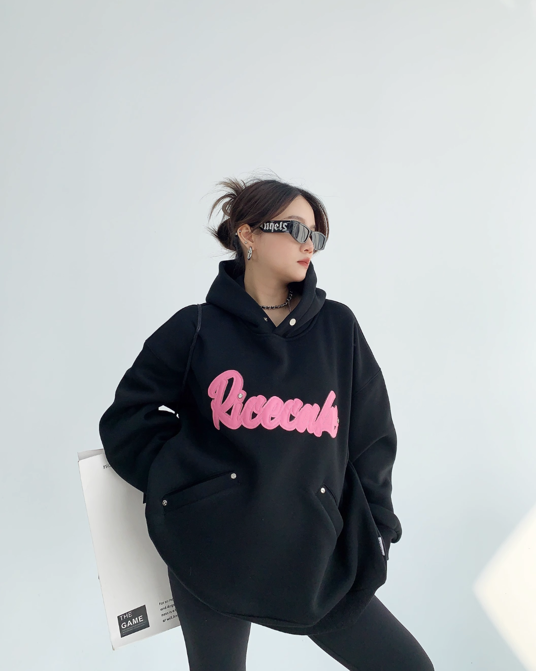 Logo Oversized Sweat Hoodie YLS0506