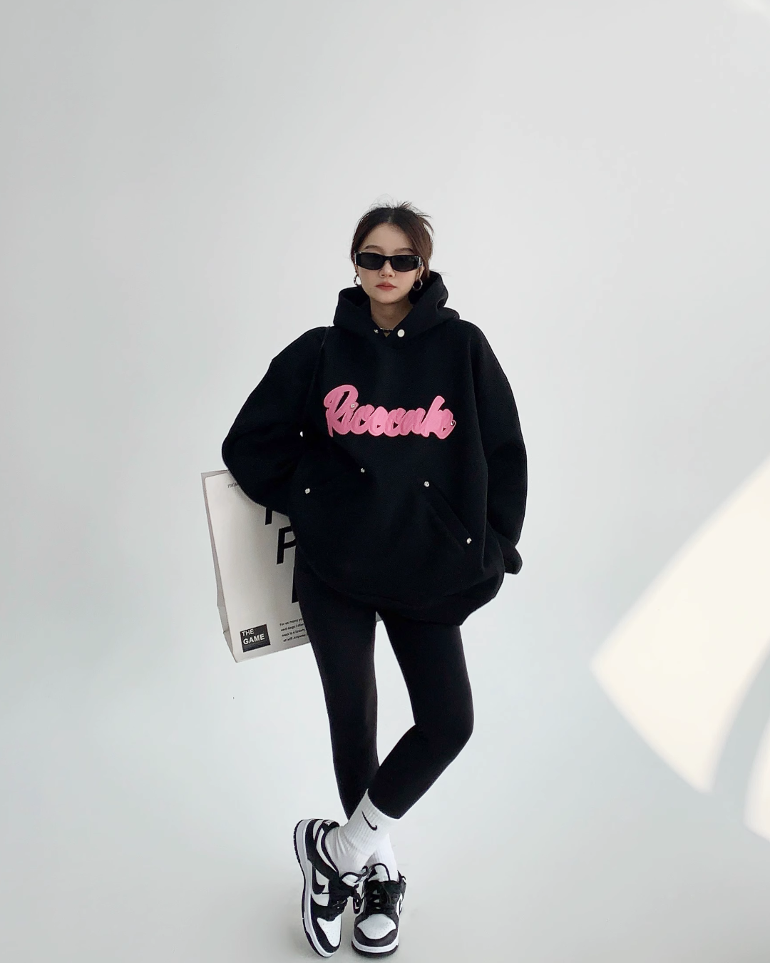 Logo Oversized Sweat Hoodie YLS0506