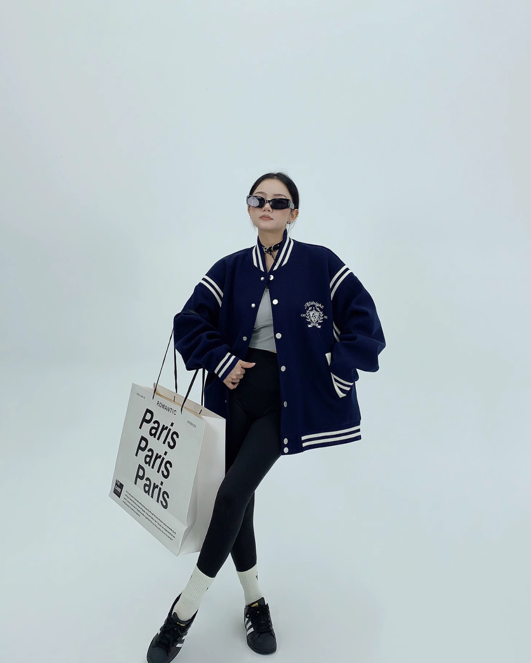 Bicolor Logo Stadium Jumper YLS0494