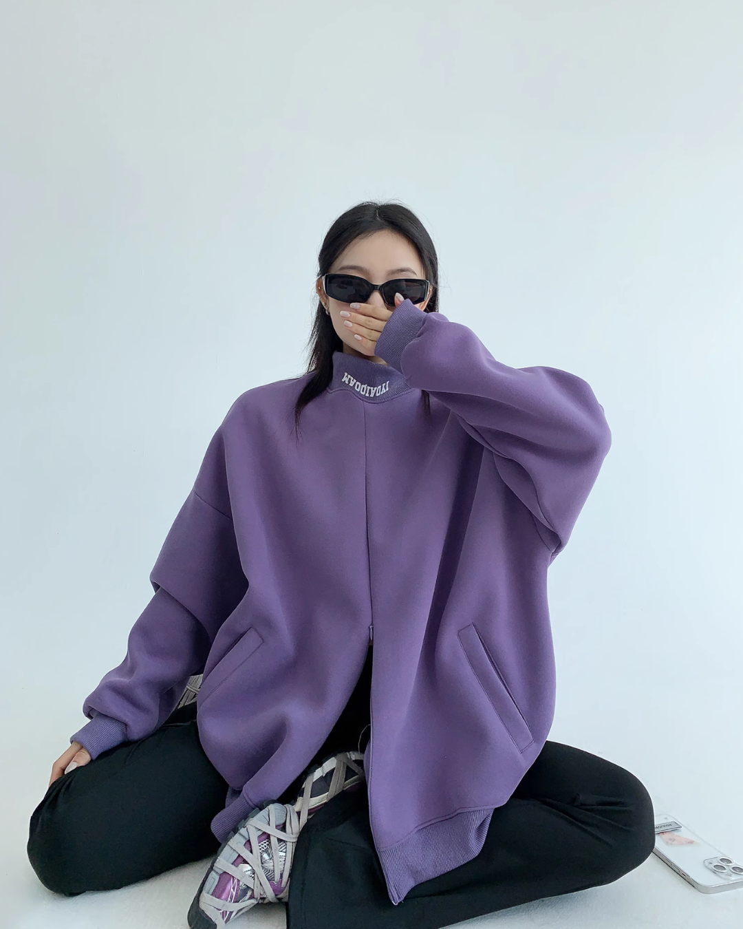Stand Neck Sweat Tops YLS0550