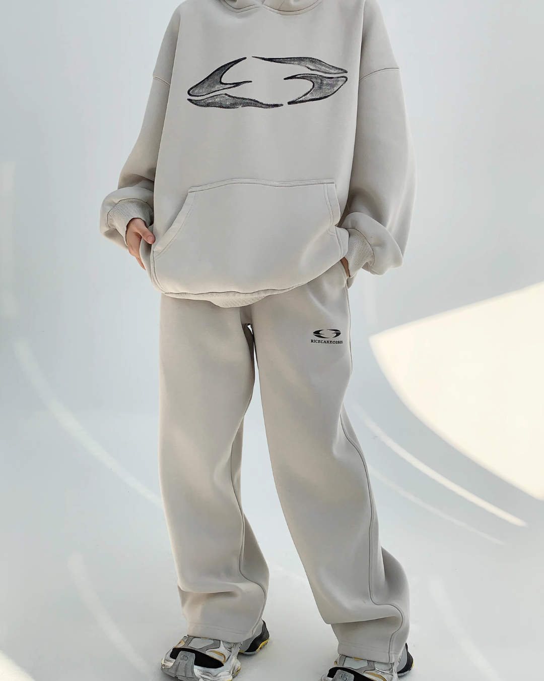 Retro Loose Sweat Hoodie&Sweat Pants YLS0012