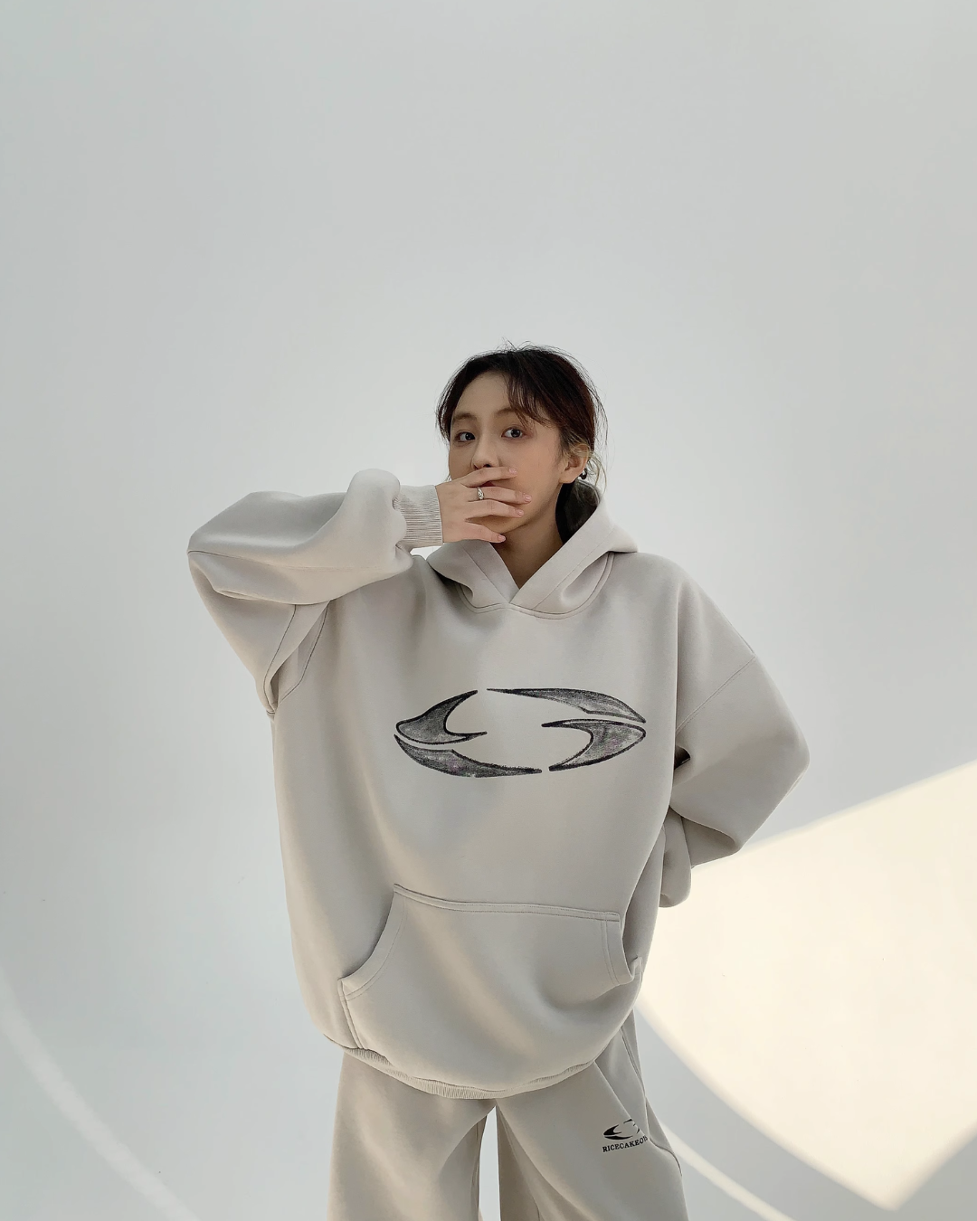 Retro Loose Sweat Hoodie&Sweat Pants YLS0012