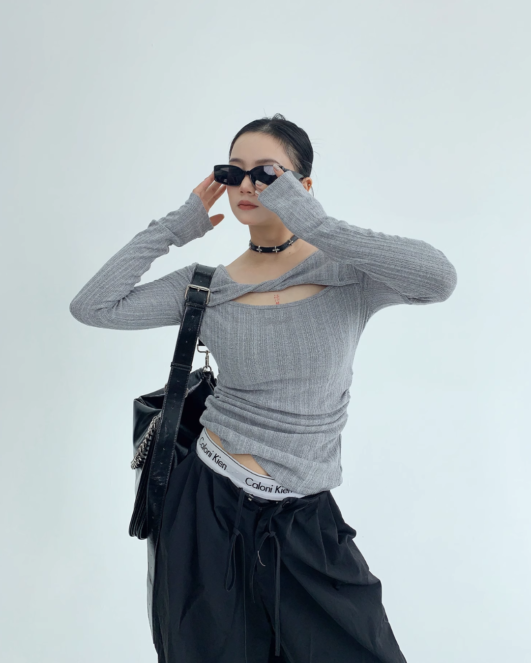 Cut Out Drost Tops YLS0538