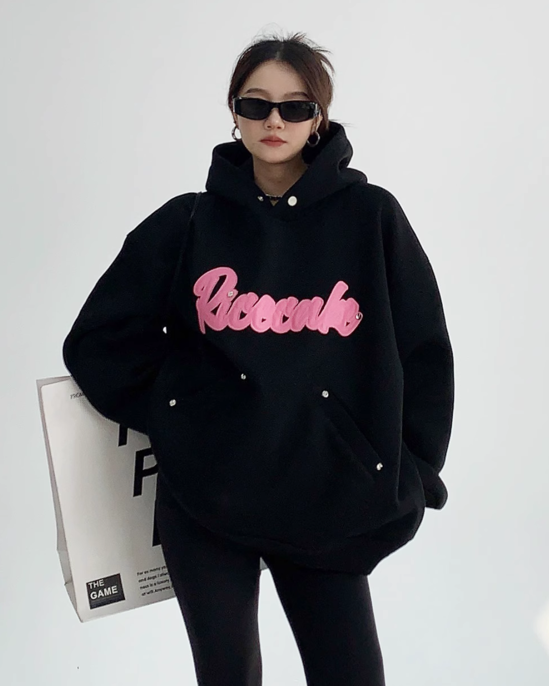 Logo Oversized Sweat Hoodie YLS0506
