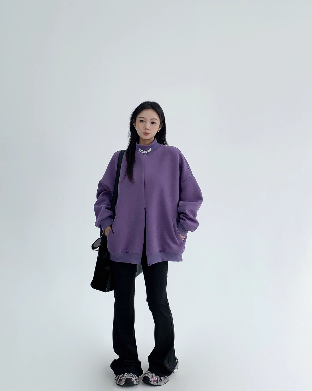 Stand Neck Sweat Tops YLS0550