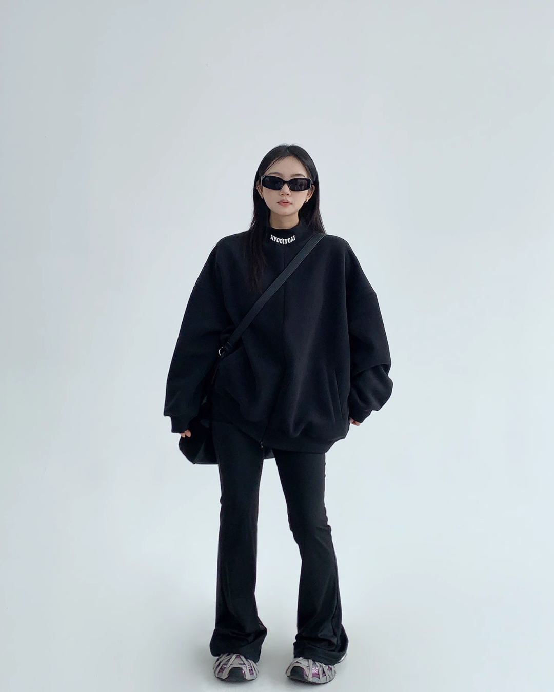 Stand Neck Sweat Tops YLS0550