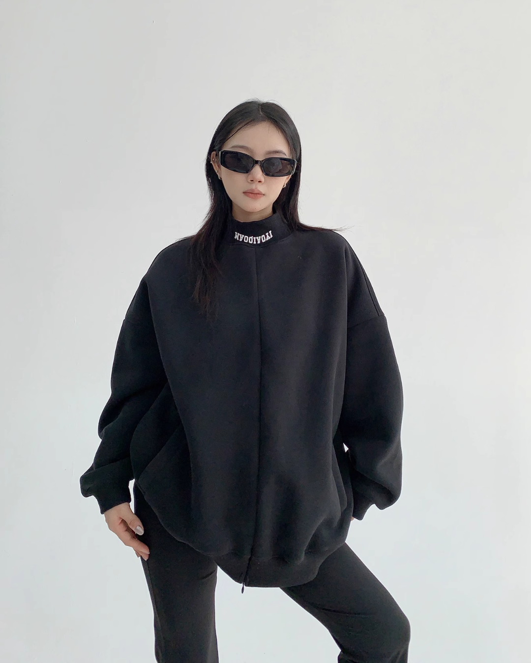 Stand Neck Sweat Tops YLS0550