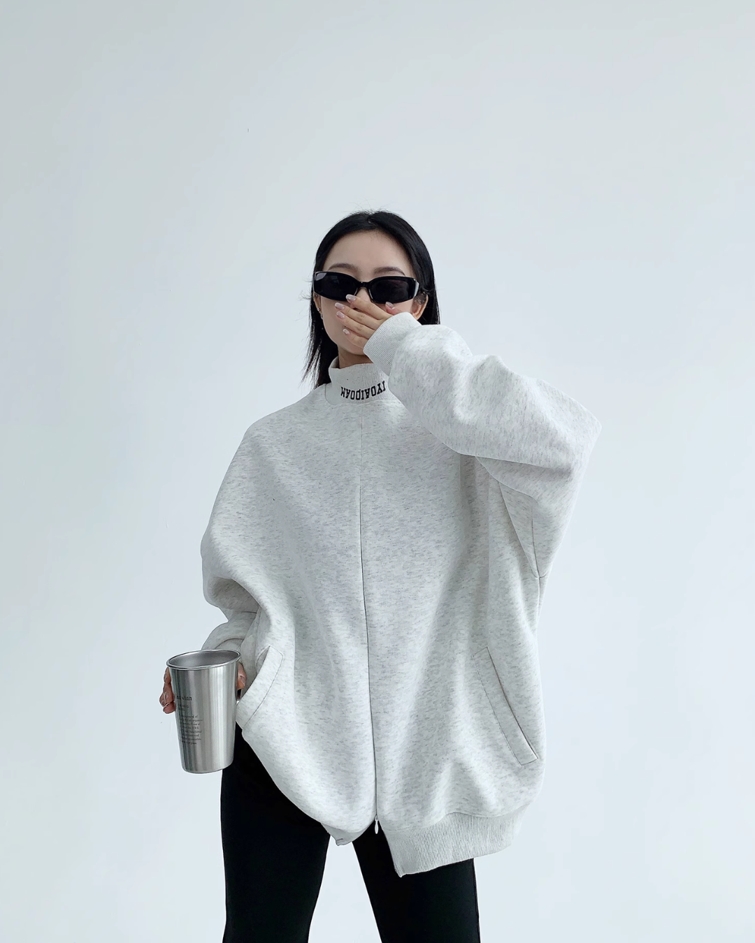 Stand Neck Sweat Tops YLS0550