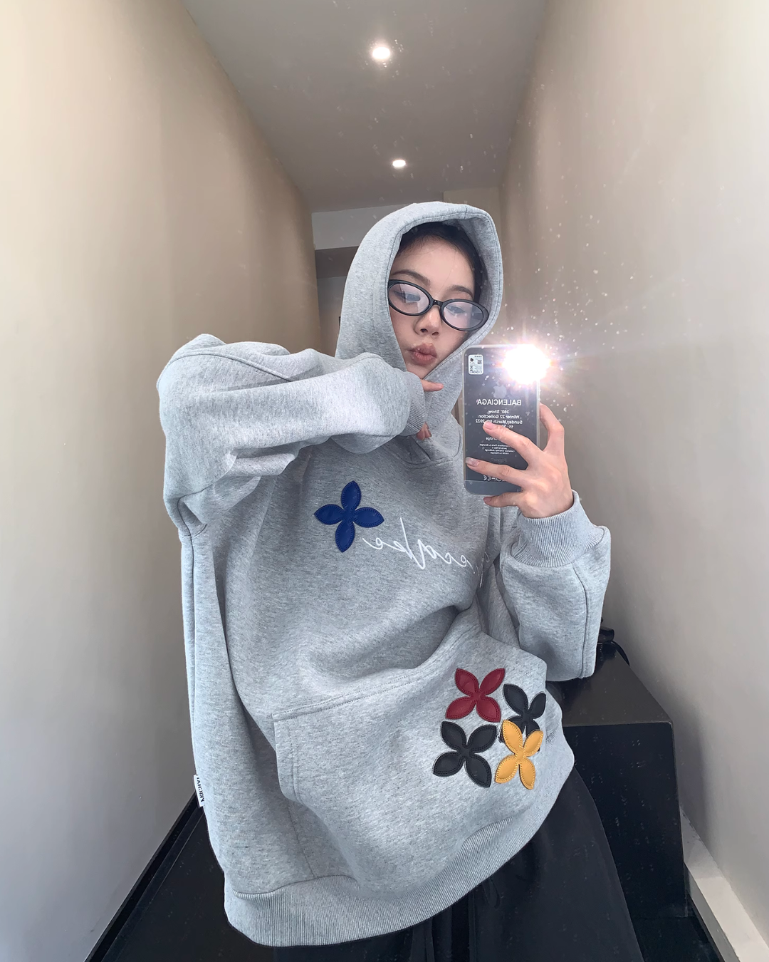 Flower Patch Pullover Hoodie YLS0532