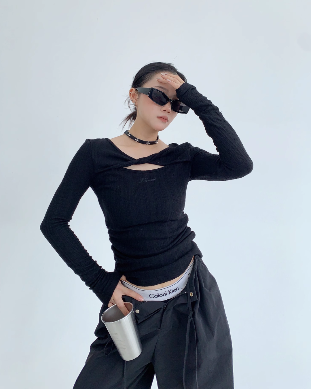 Cut Out Drost Tops YLS0538