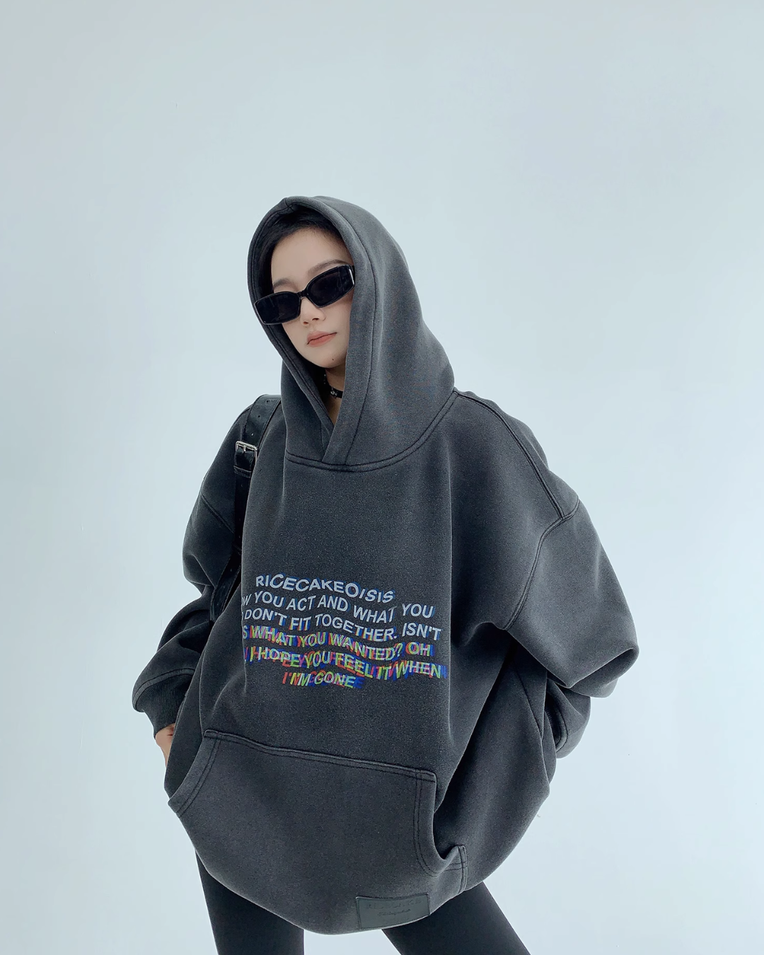 Unique Logo Pullover Hoodie YLS0542