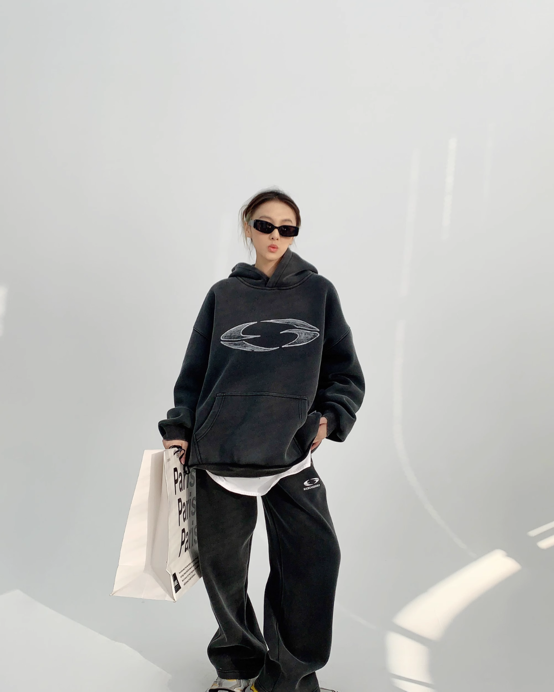 Retro Loose Sweat Hoodie&Sweat Pants YLS0012