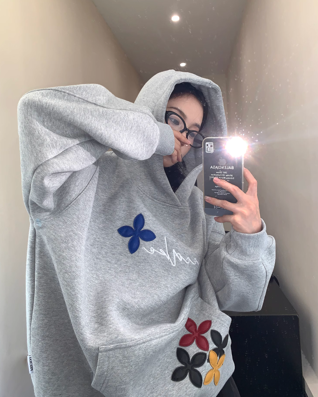 Flower Patch Pullover Hoodie YLS0532