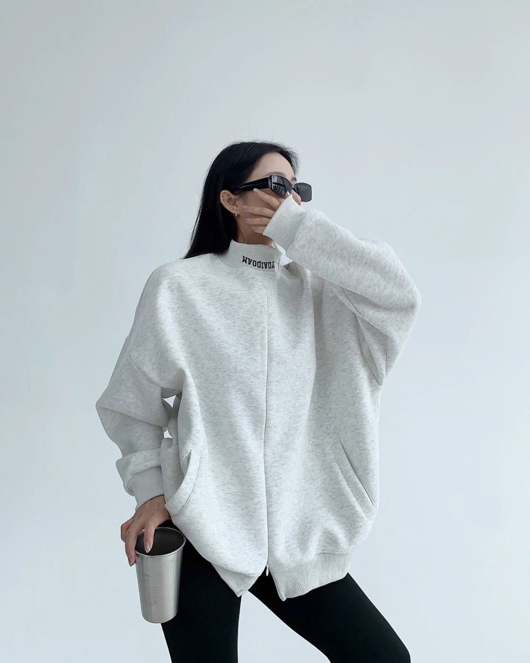 Stand Neck Sweat Tops YLS0550