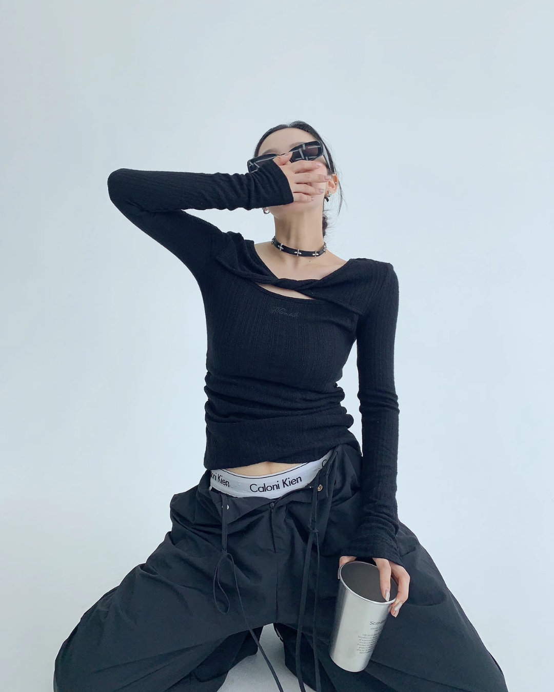 Cut Out Drost Tops YLS0538