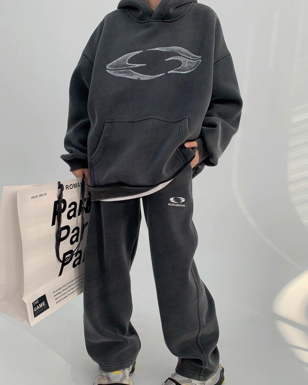 Retro Loose Sweat Hoodie&Sweat Pants YLS0012