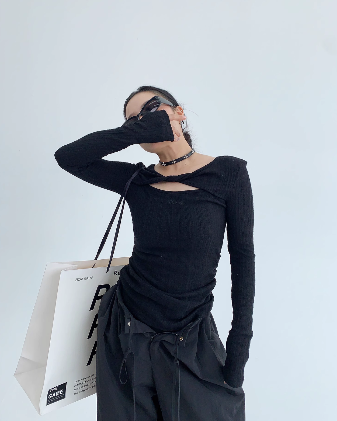 Cut Out Drost Tops YLS0538