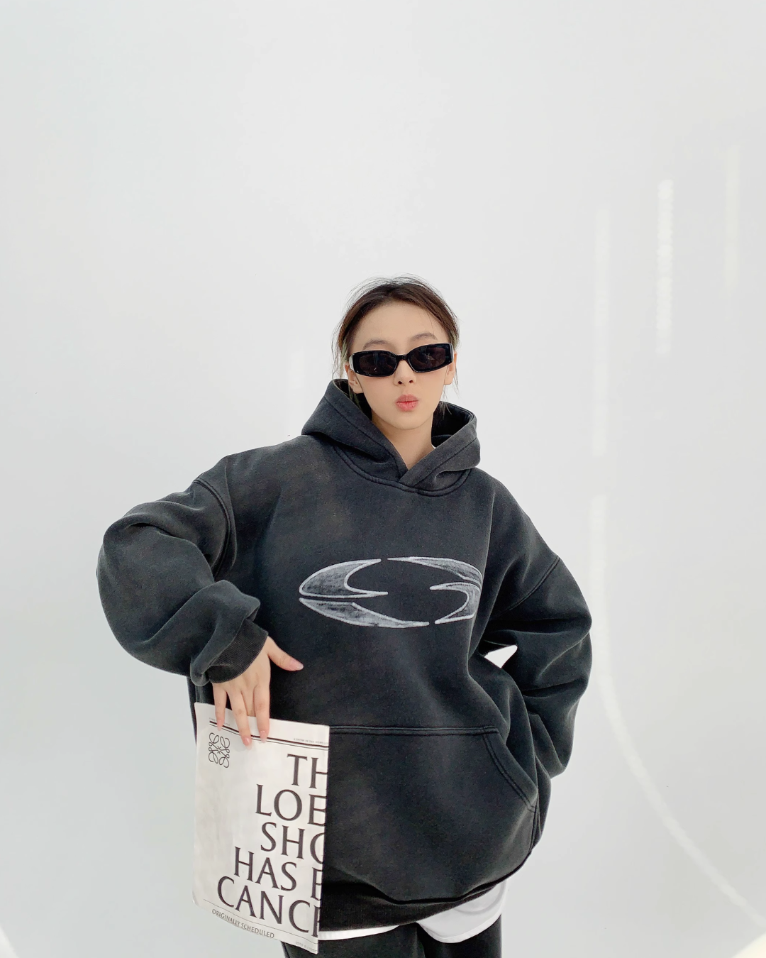 Retro Loose Sweat Hoodie&Sweat Pants YLS0012
