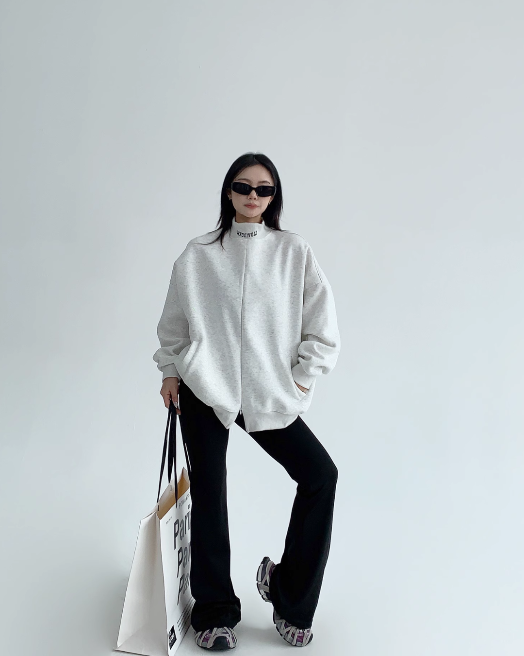 Stand Neck Sweat Tops YLS0550