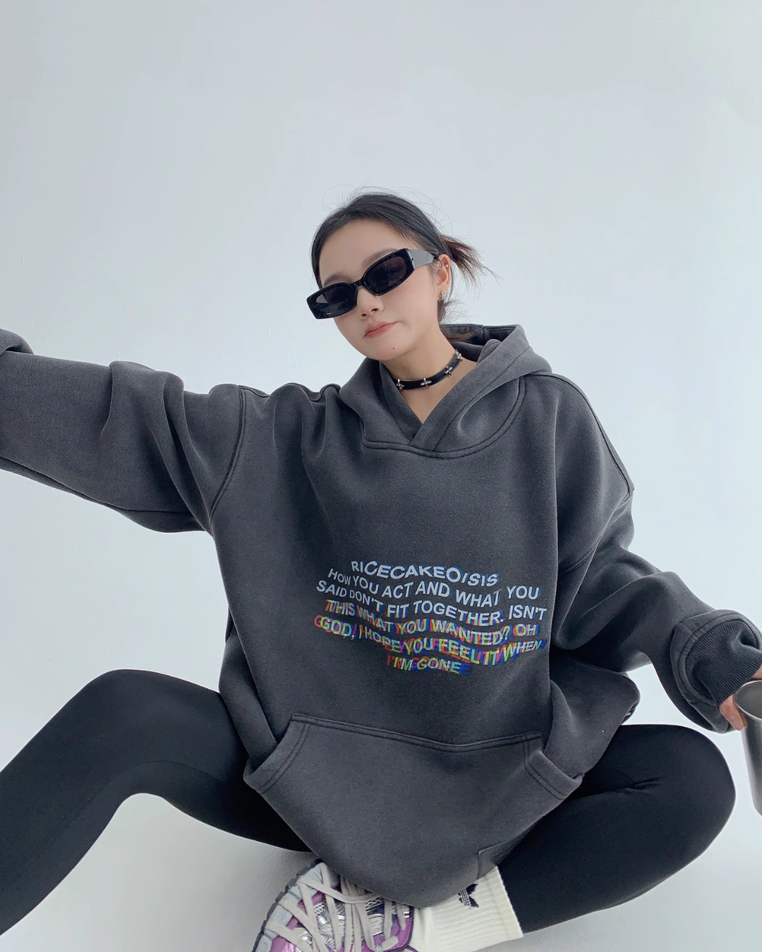 Unique Logo Pullover Hoodie YLS0542