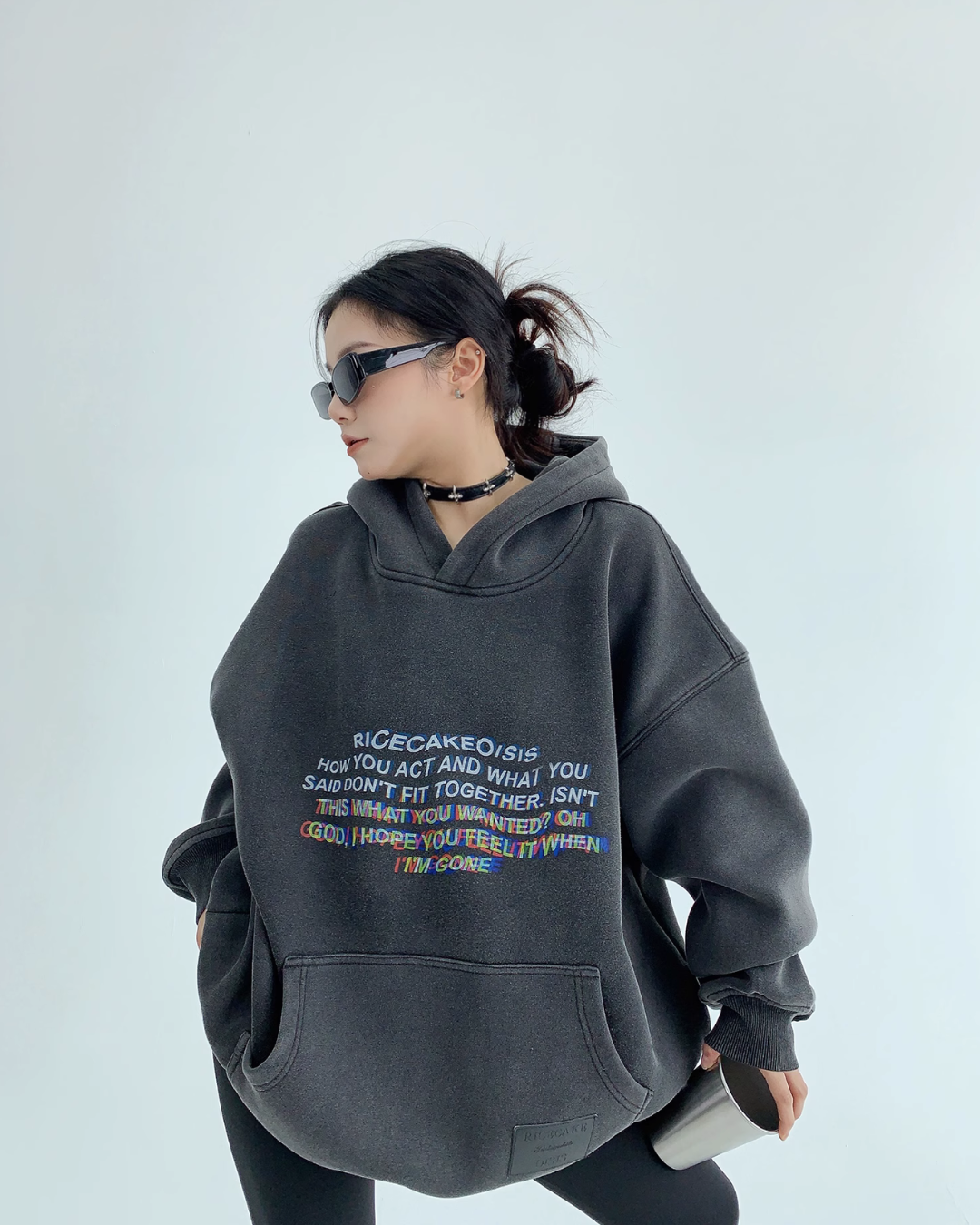 Unique Logo Pullover Hoodie YLS0542