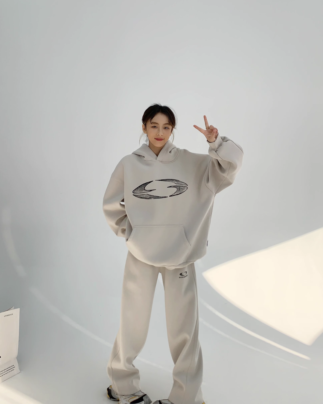 Retro Loose Sweat Hoodie&Sweat Pants YLS0012
