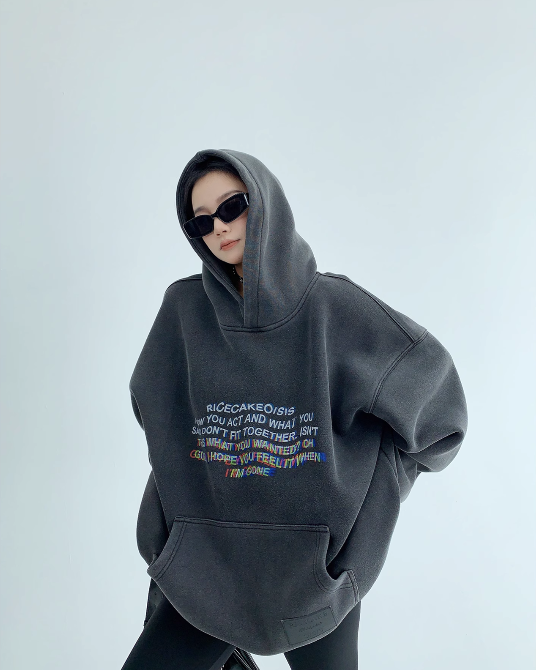 Unique Logo Pullover Hoodie YLS0542