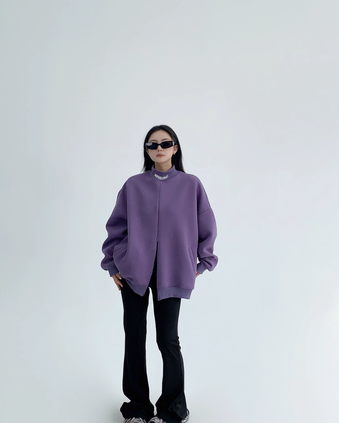 Stand Neck Sweat Tops YLS0550