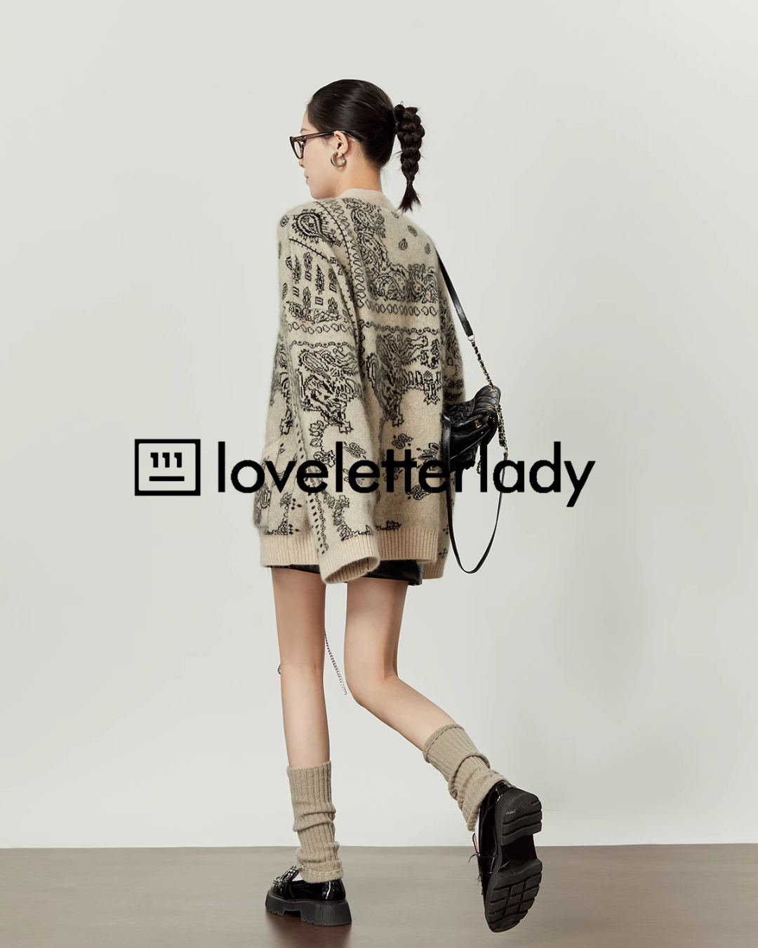 V-Neck Knit Cardigan LLA0361