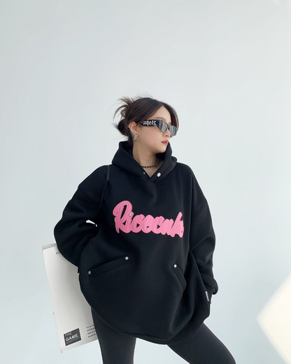 Logo Oversized Sweat Hoodie YLS0506