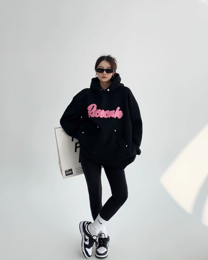Logo Oversized Sweat Hoodie YLS0506