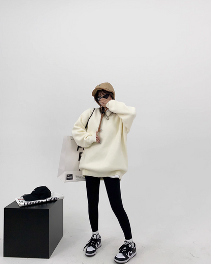 Back Logo Loose Knit YLS0393