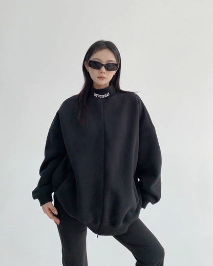 Stand Neck Sweat Tops YLS0550