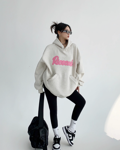 Logo Oversized Sweat Hoodie YLS0506