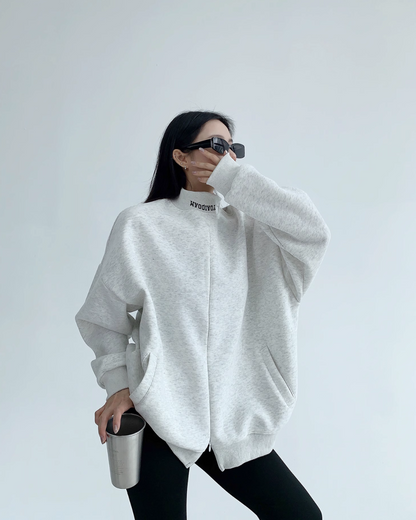 Stand Neck Sweat Tops YLS0550