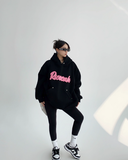 Logo Oversized Sweat Hoodie YLS0506